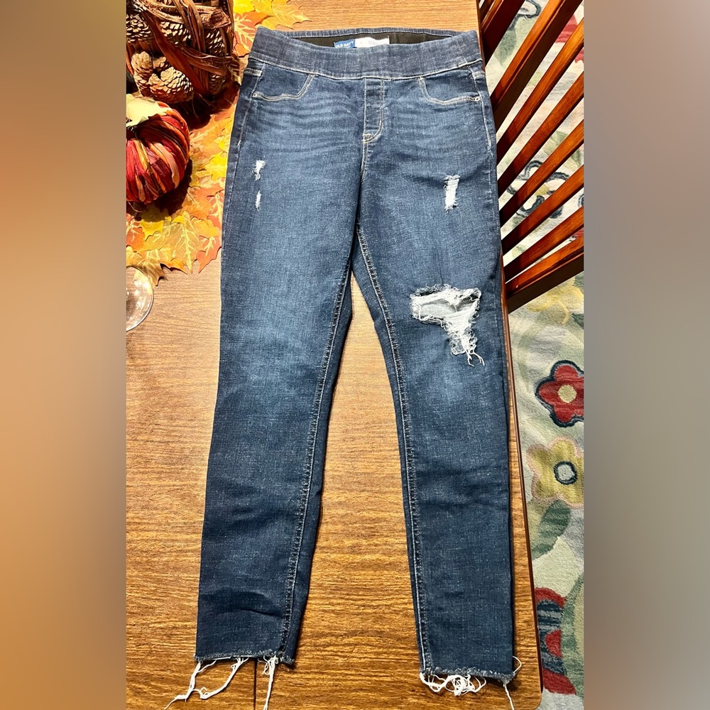 Old Navy Rockstar Super Skinny Jeggings Size Women’s 6 - Adjustable Waist